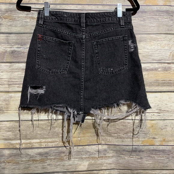 Urban Outfitters‎ BDG Deconstructed Denim Skirt - Picture 3 of 4